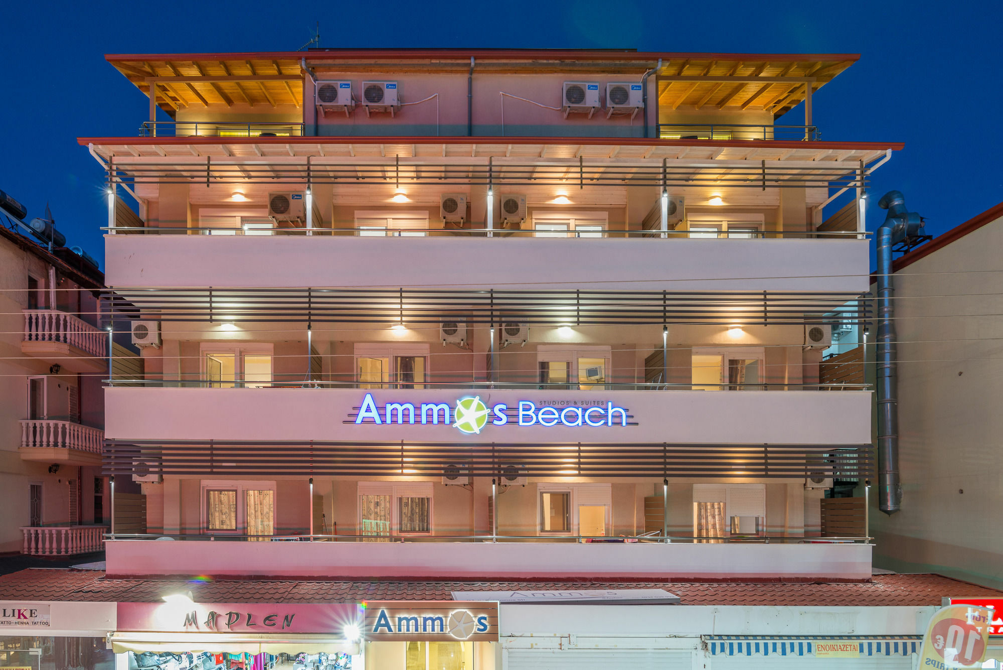 Ammos Beach Seaside Luxury Suites Hotel Olympiakí Aktí Exteriér fotografie